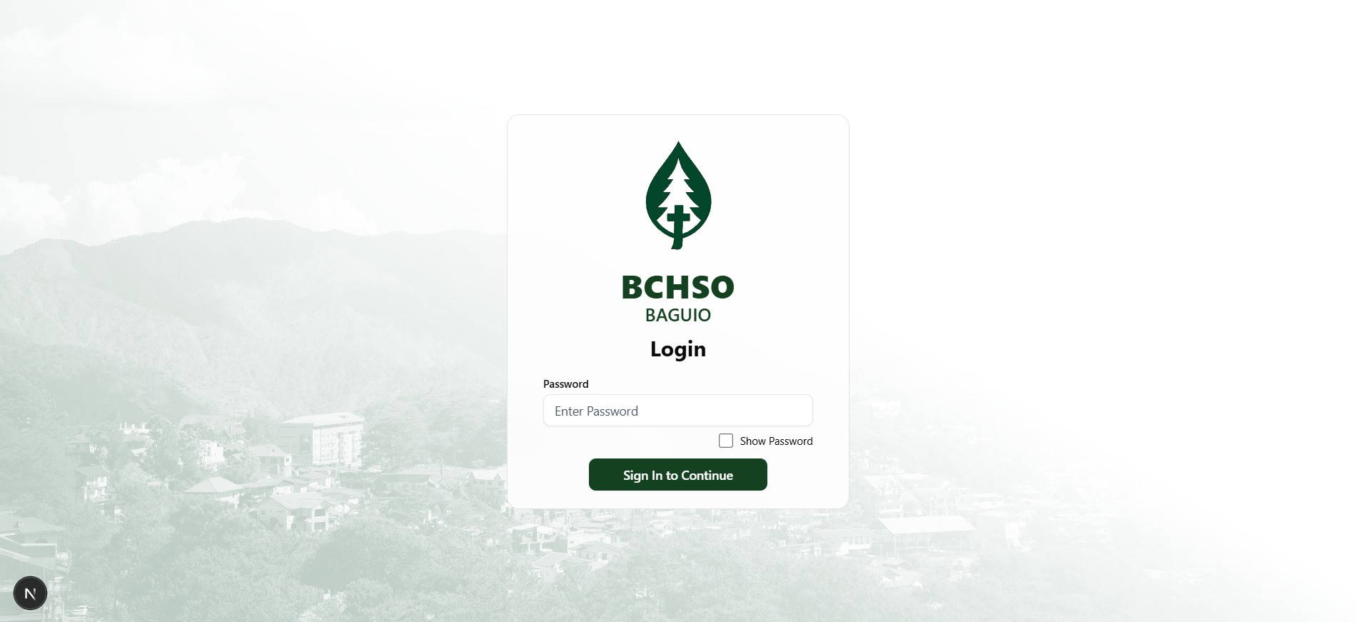 Baguio Health Services nutrition dashboard